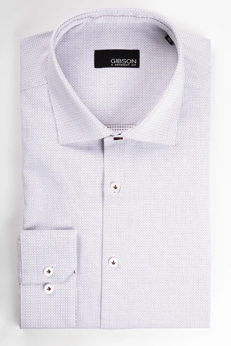 Gibson Shirt Pink Micro Check