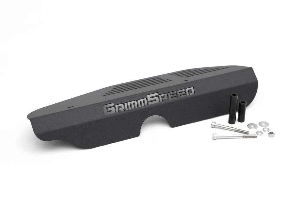 Grimmspeed Alternator Cover BLACK - Subaru Turbo EJ Engine - 099012