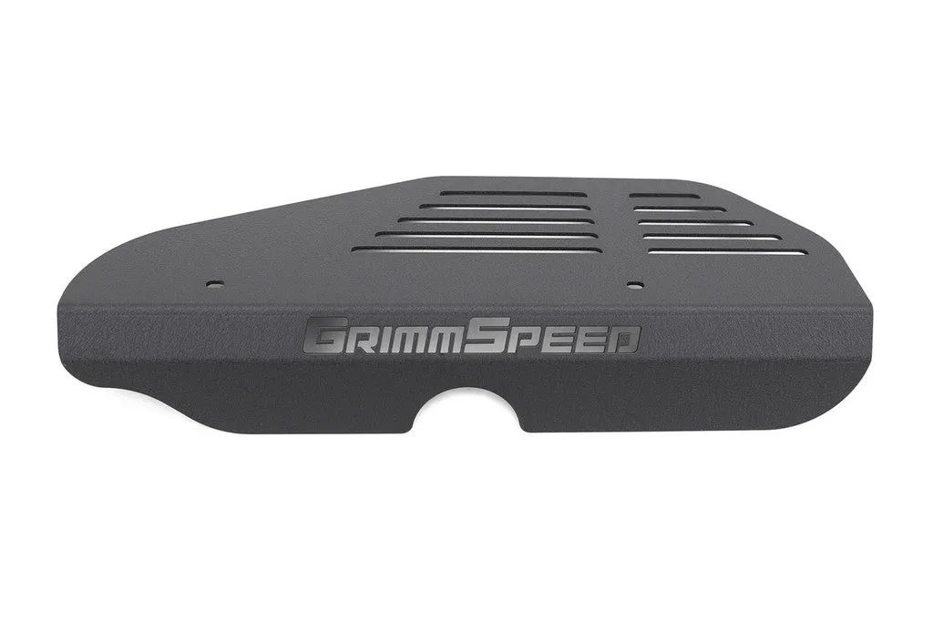 Grimmspeed Alternator Cover BLACK - Subaru Turbo EJ Engine - 099012