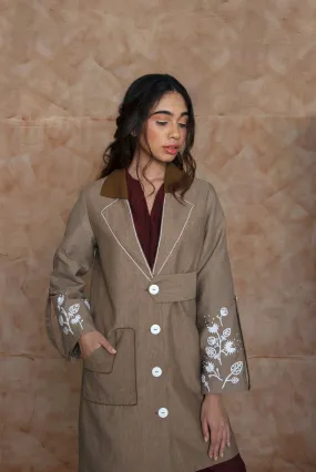 High Low Hem Trench