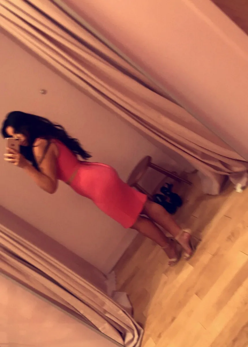 High Waisted Midi Bodycon Skirt