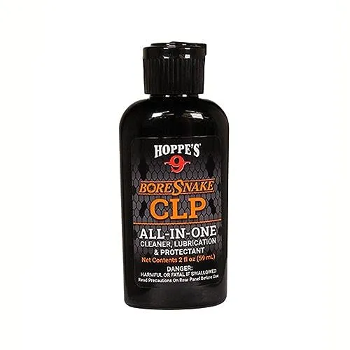 Hoppe's HSO Boresnake Clp All-In-One Oil, 2 oz Squeeze Bottle