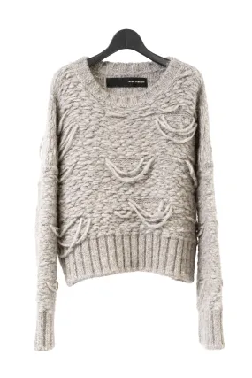 ISABEL BENENATO/Alpaca crewneck jumper