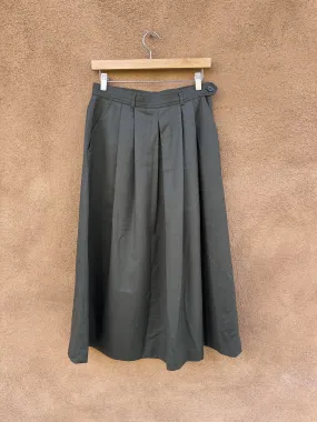 J.G. Hook Wool Gabardine Skirt - 12