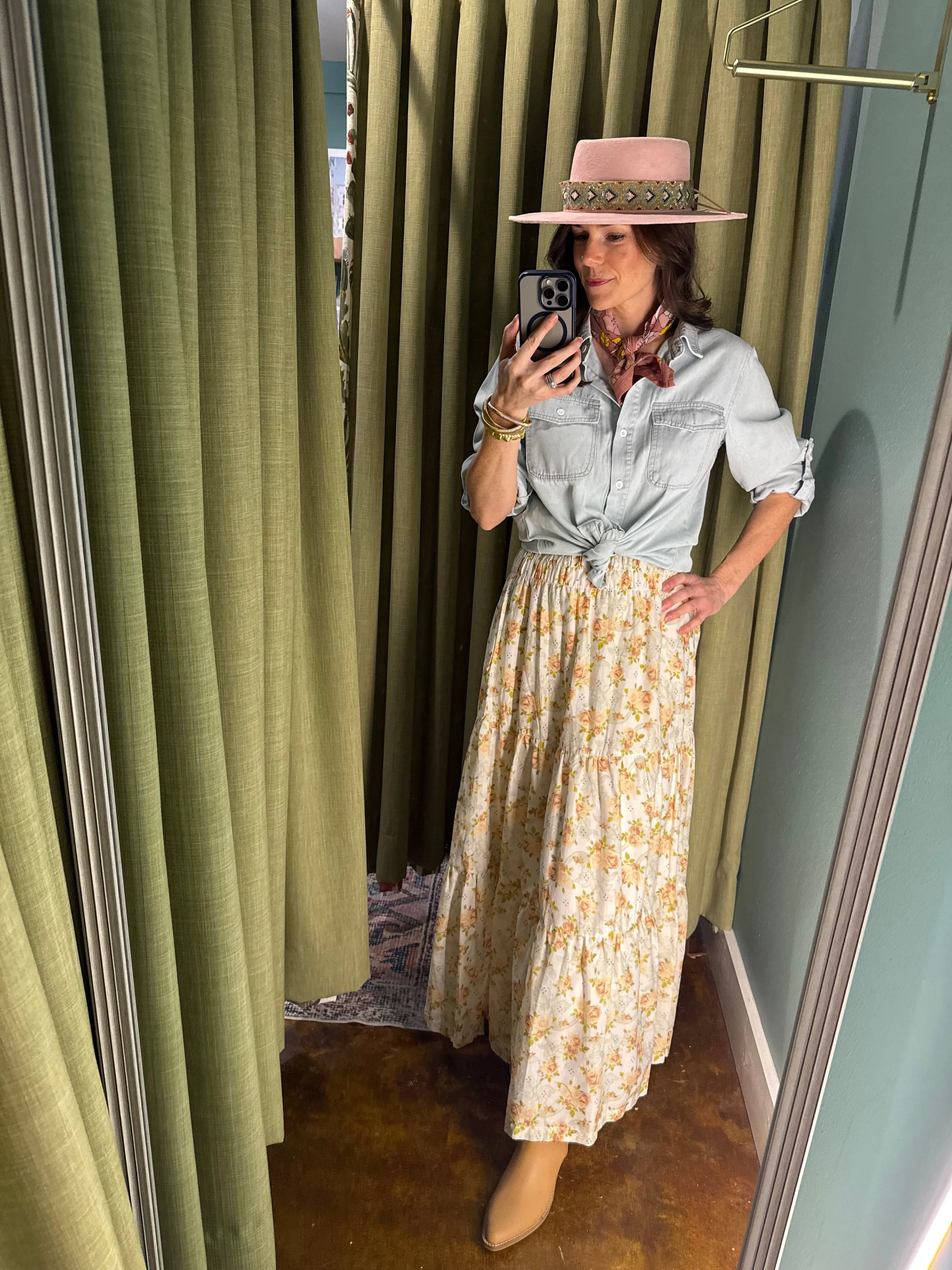 Juliette Floral Skirt: Floral