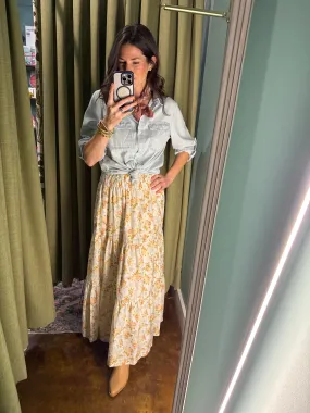 Juliette Floral Skirt: Floral
