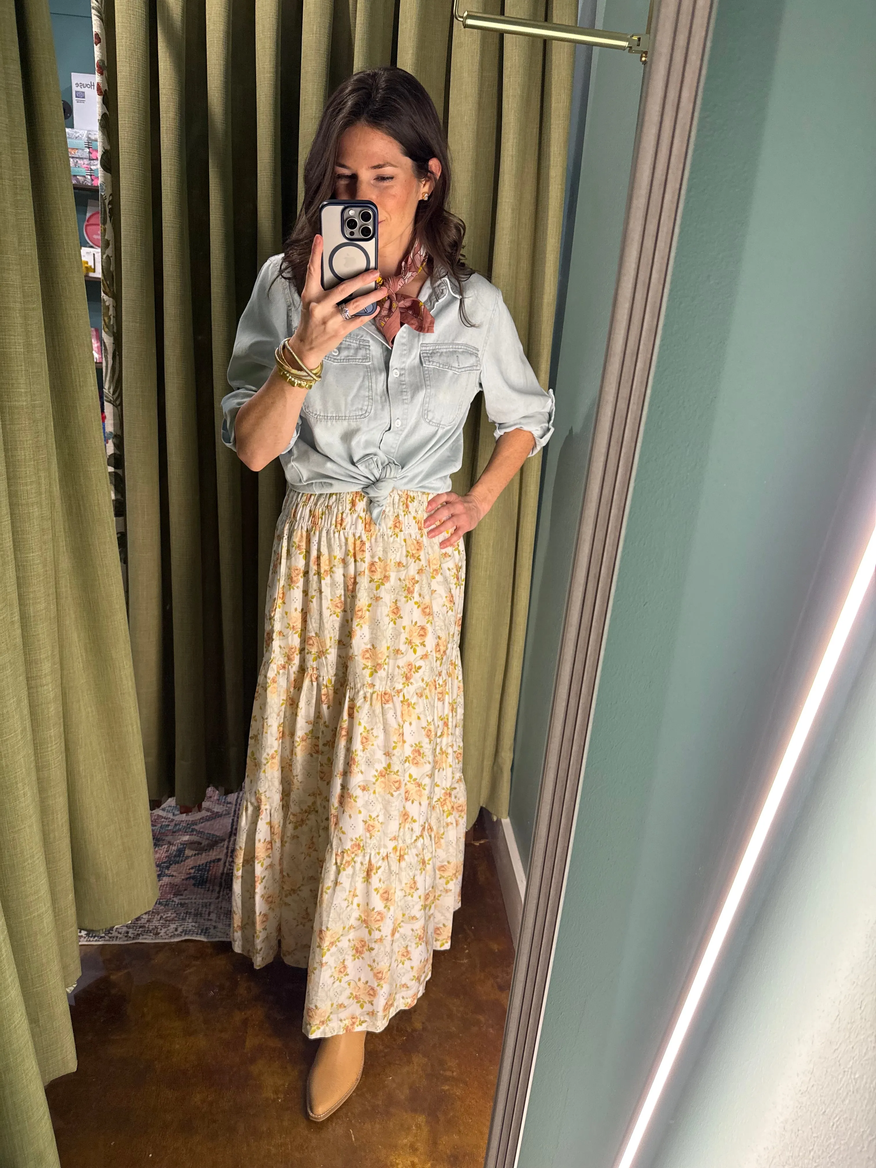 Juliette Floral Skirt: Floral