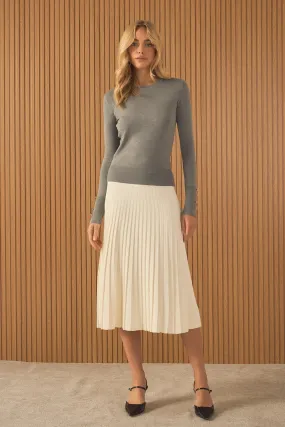 Knit Midi Skirt
