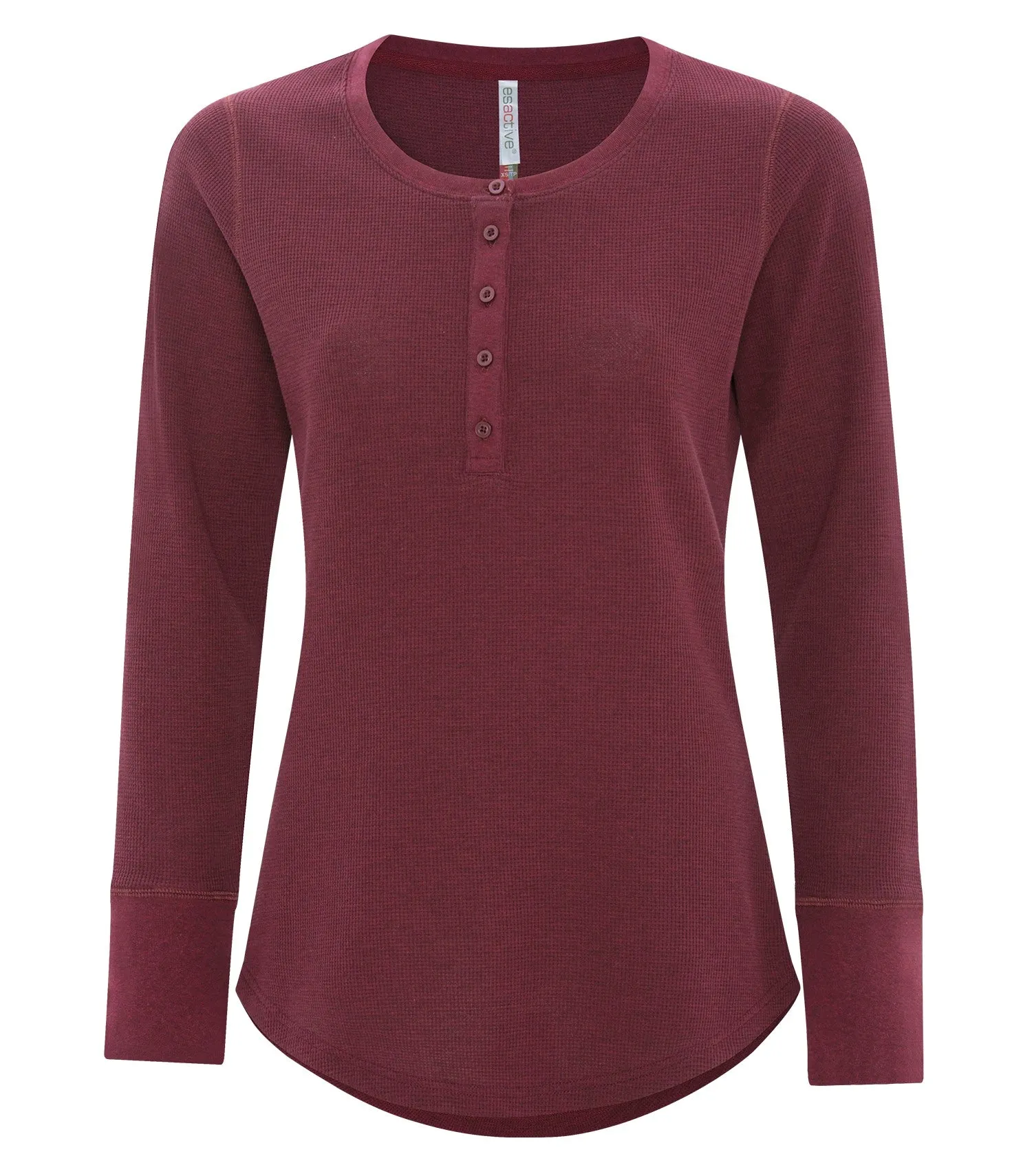 Ladies-Long Sleeve Thermal Waffle Shirt - ATC8064L