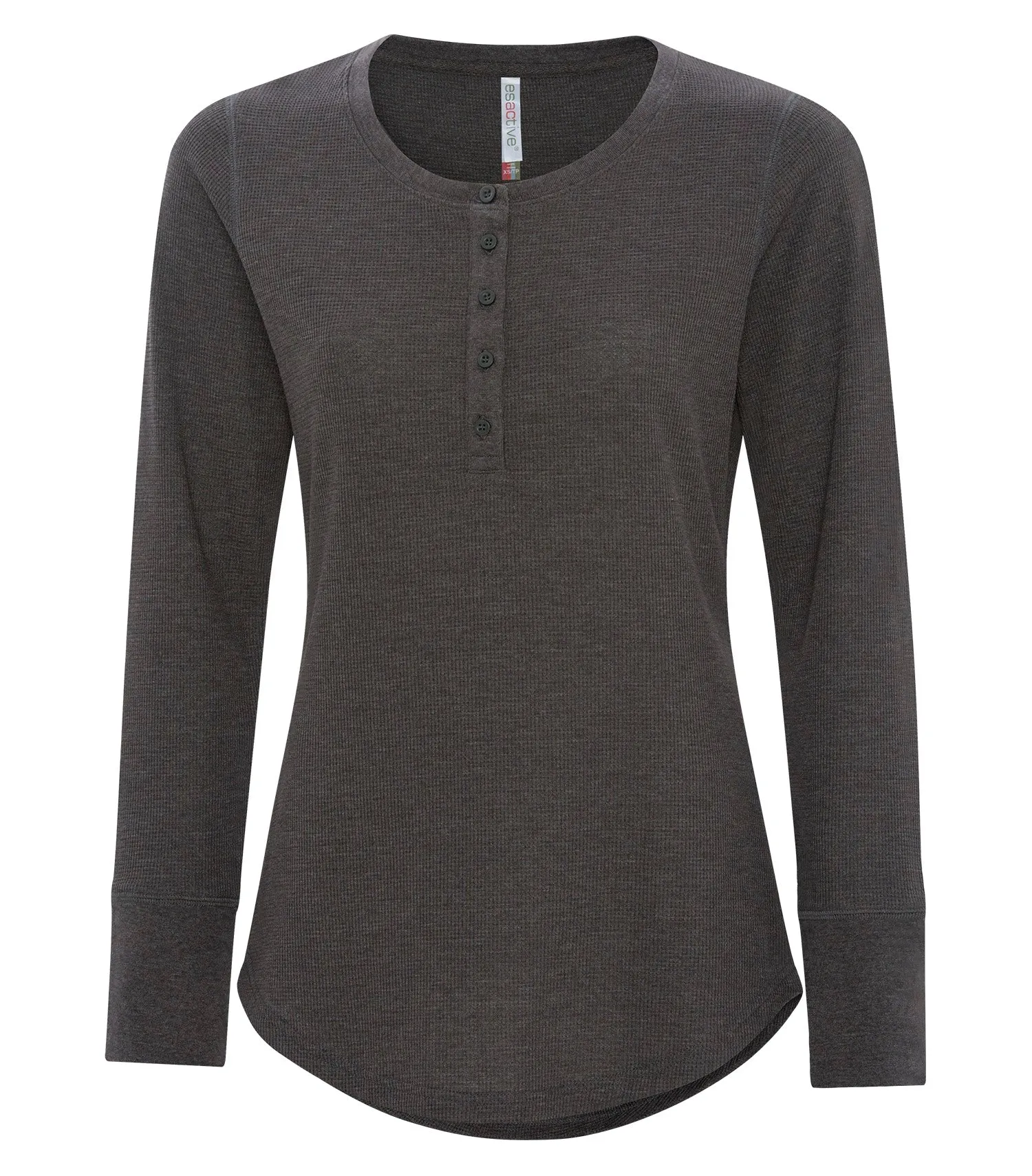 Ladies-Long Sleeve Thermal Waffle Shirt - ATC8064L
