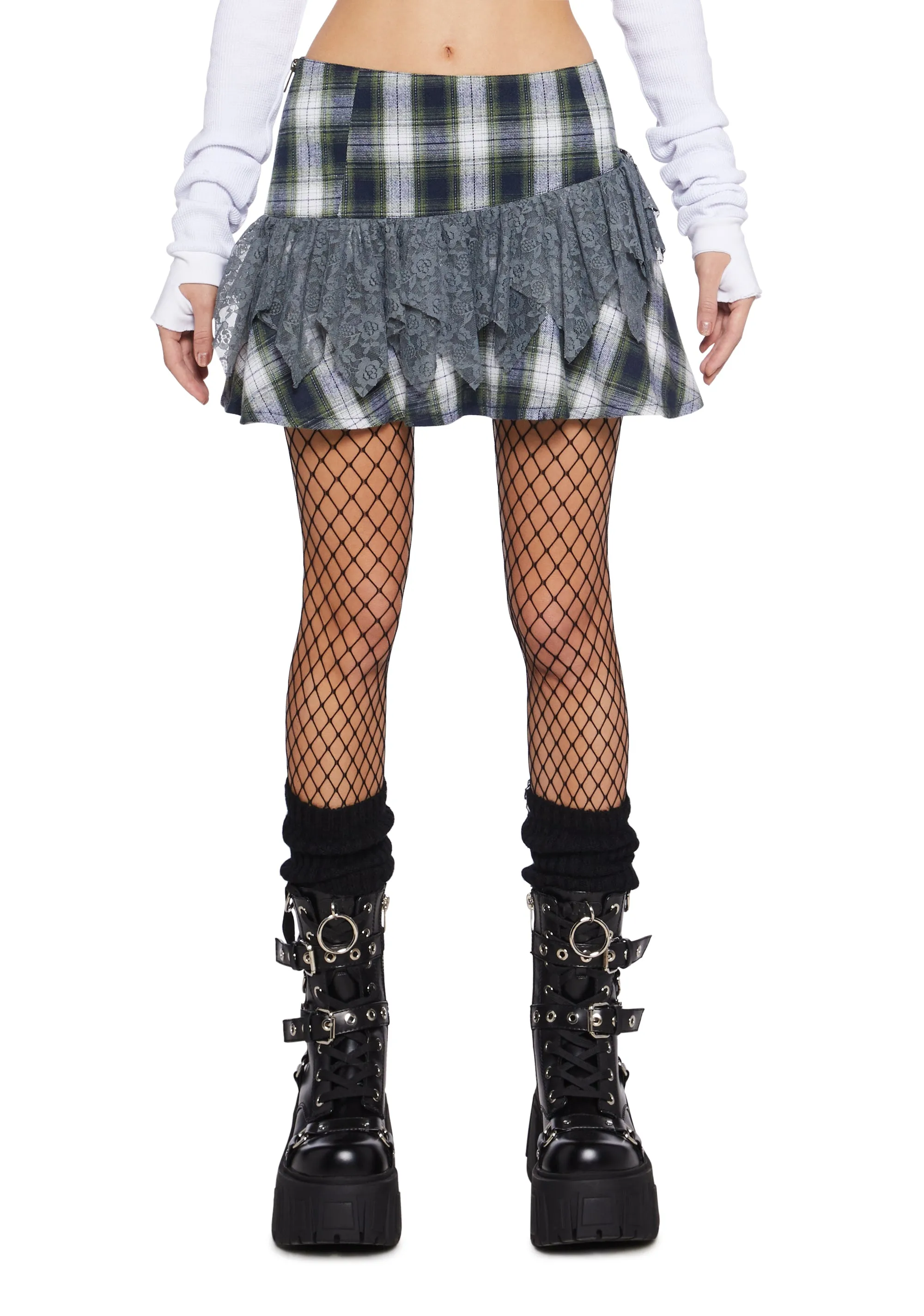 Late Night Talking Mini Skirt