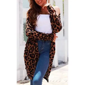 Leopard cardigan  Kimono