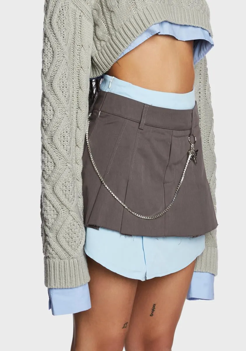 Locked In School Layered Skirt