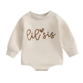 Long Sleeve Lil Sis Baby Bodysuit