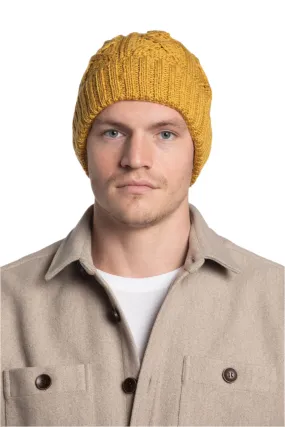 Made in Ireland Cable Knit Toque in Dijon