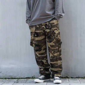 Man Fall Outfits Cargo Pants Men's Casual Pants Cargo Loose Cargo Pants Camouflage Pants