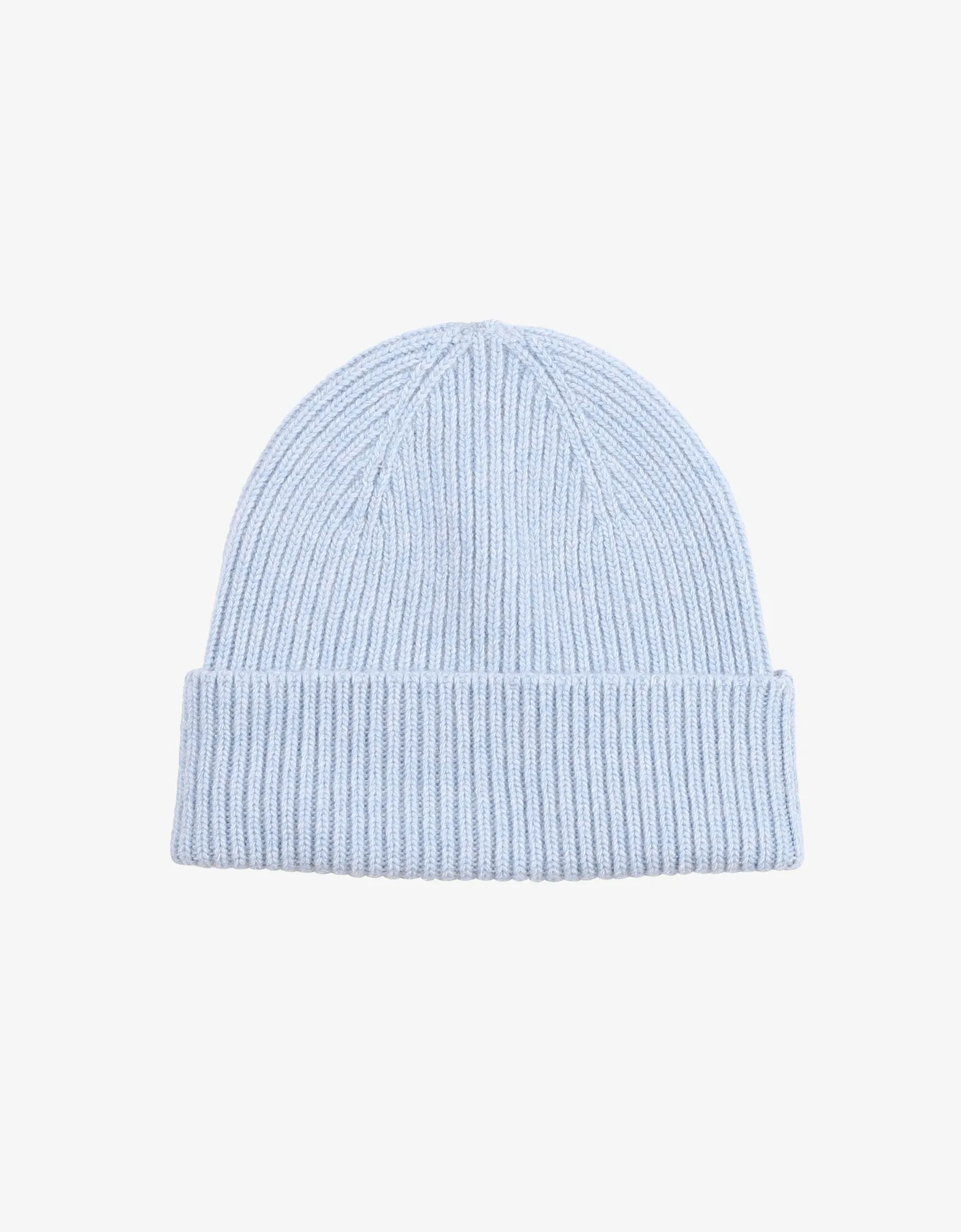Merino Wool Beanie - Polar Blue
