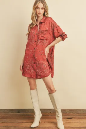 Mini Shirt Dress