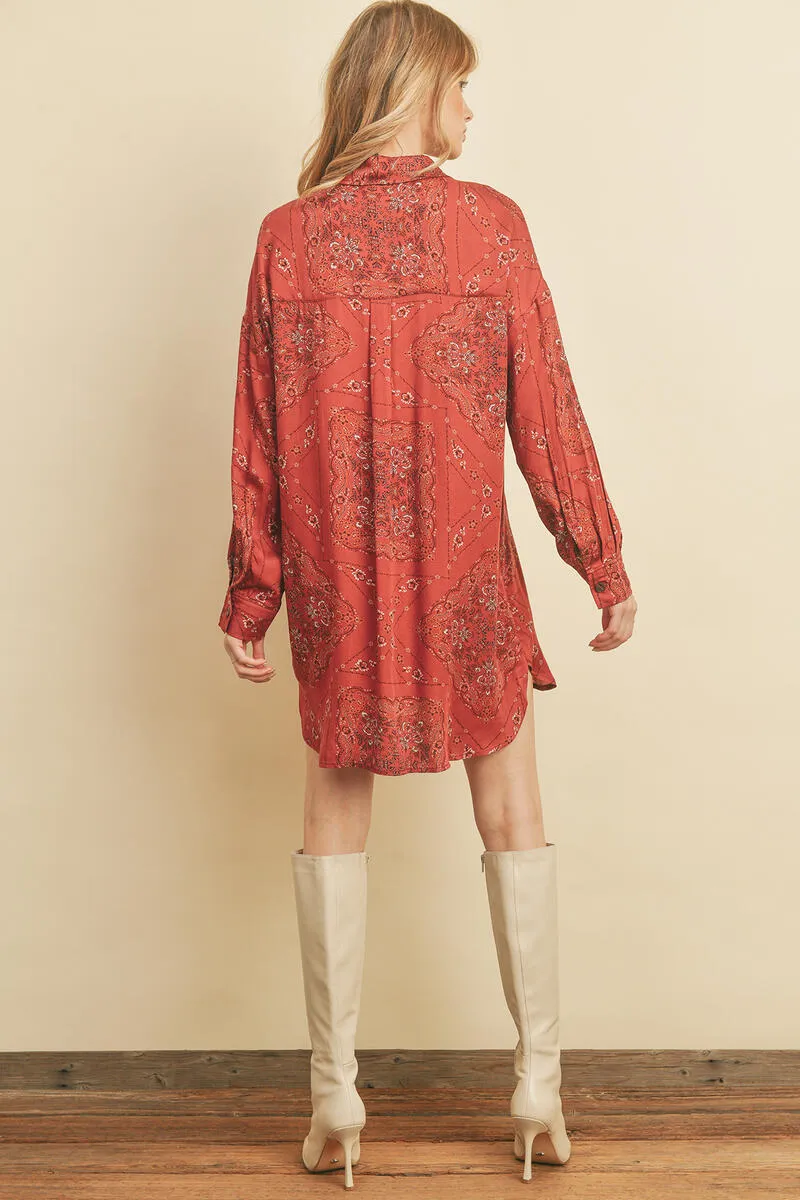 Mini Shirt Dress