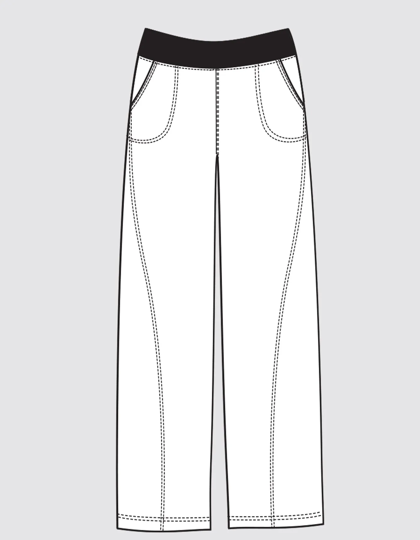 MOBB Clearance Flex Waist Scrub Pant Petite