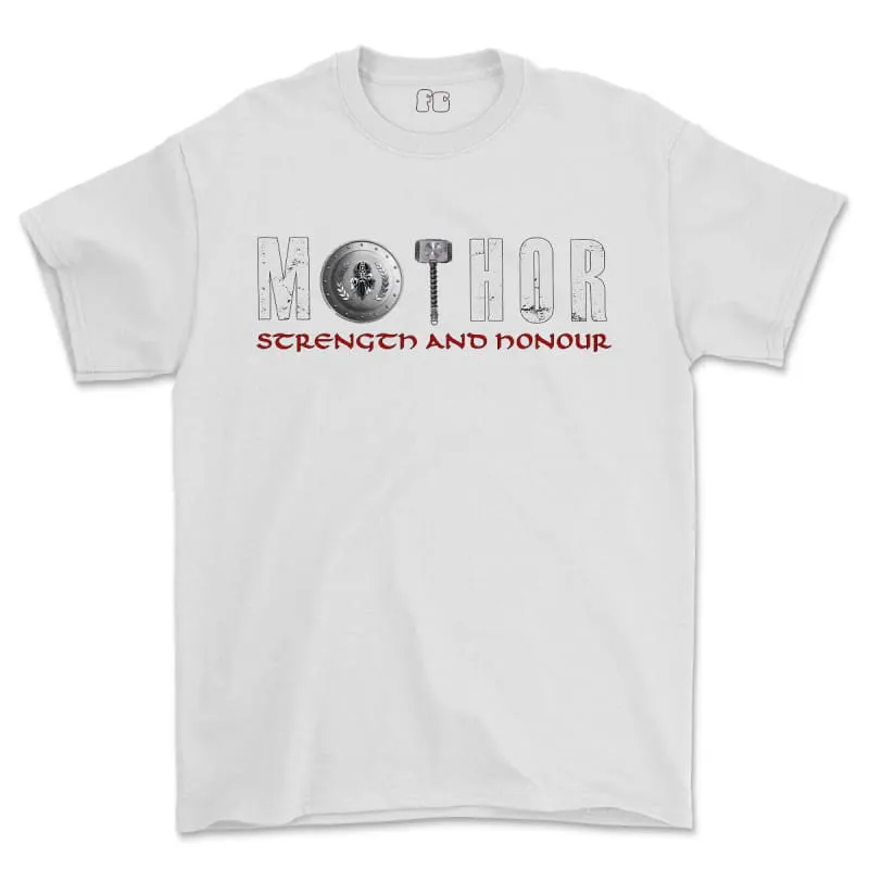 Mothor Strength and Honour Printed T-Shirt