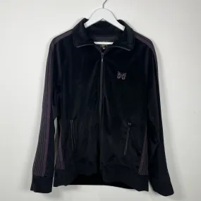 Needles Black/Purple Velour Track Jacket Size M