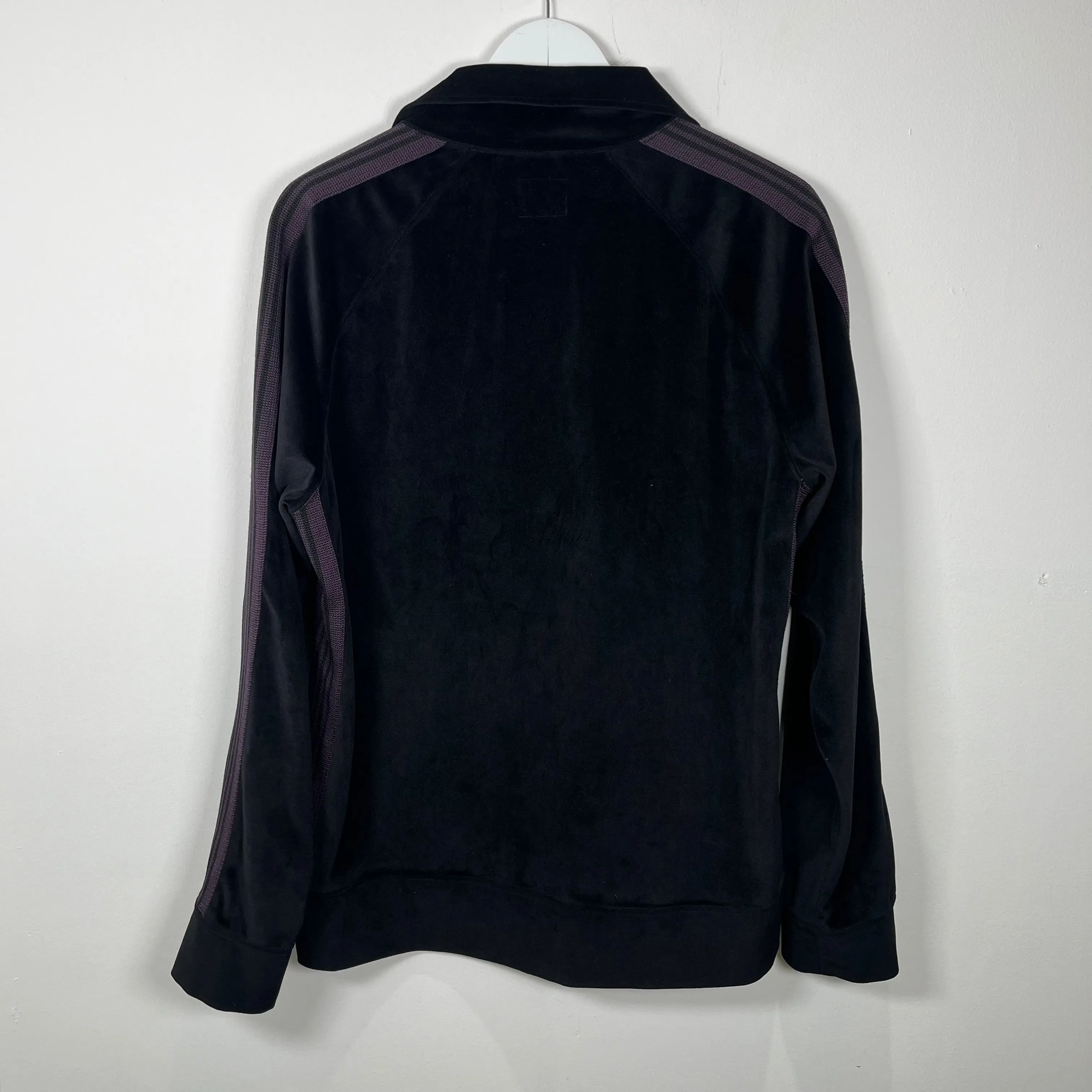 Needles Black/Purple Velour Track Jacket Size M