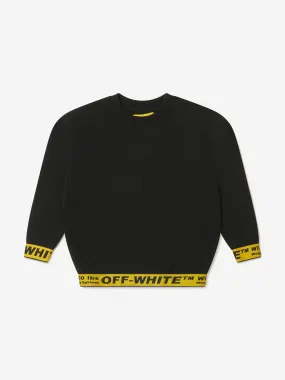 Off-White Boys Cotton Crew Neck Industrial Sweatshirt
