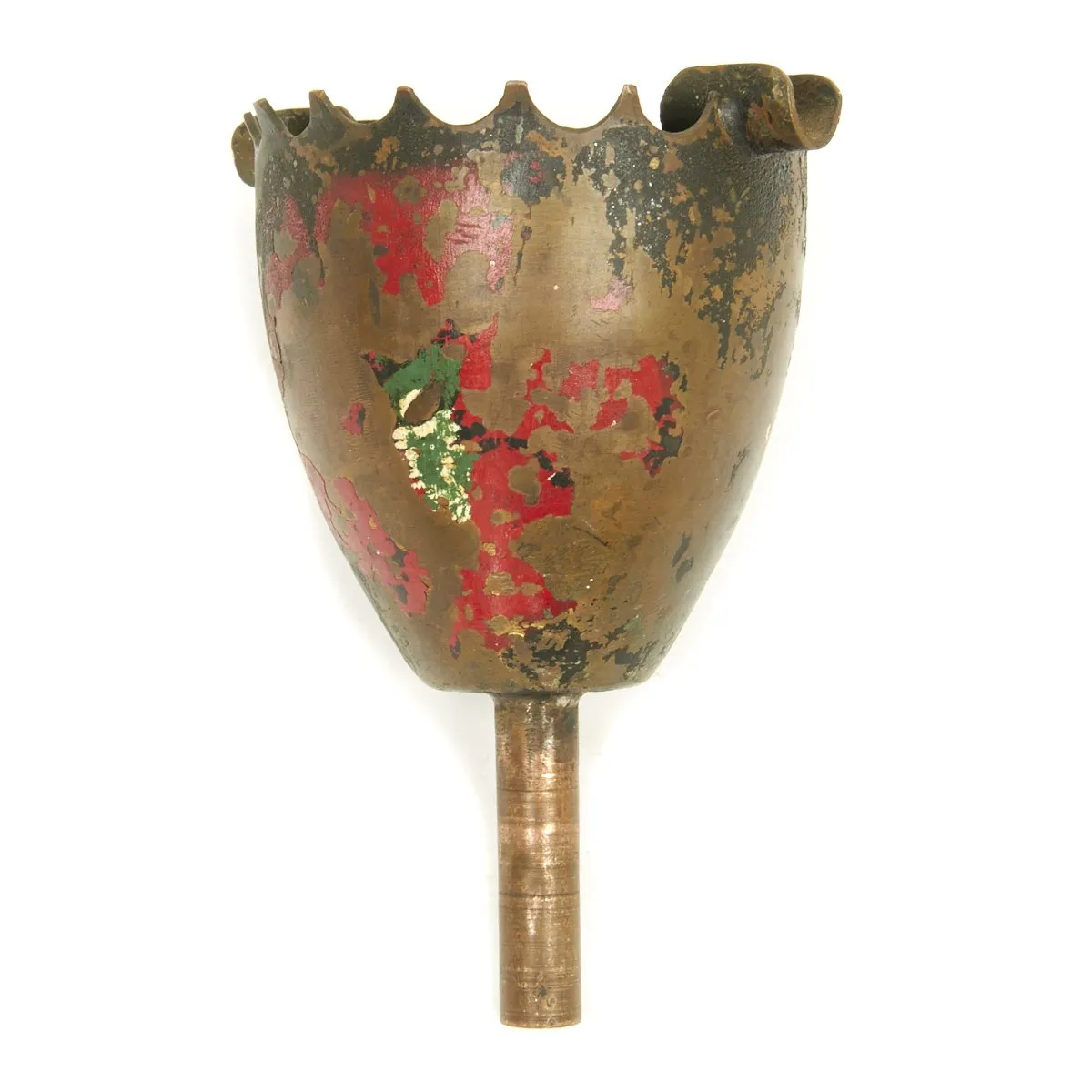 Original Japanese WWII Marshall Islands Type 89 Knee Mortar Trench Art Ashtray - 1944