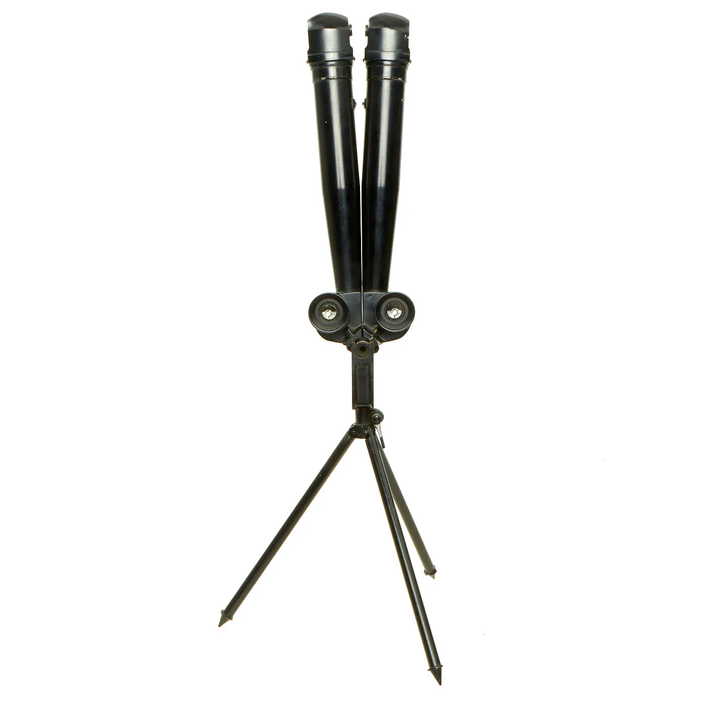 Original Japanese WWII Nikko 8 x 6 Rabbit Ear Small Artillery Periscope Binoculars With Tripod