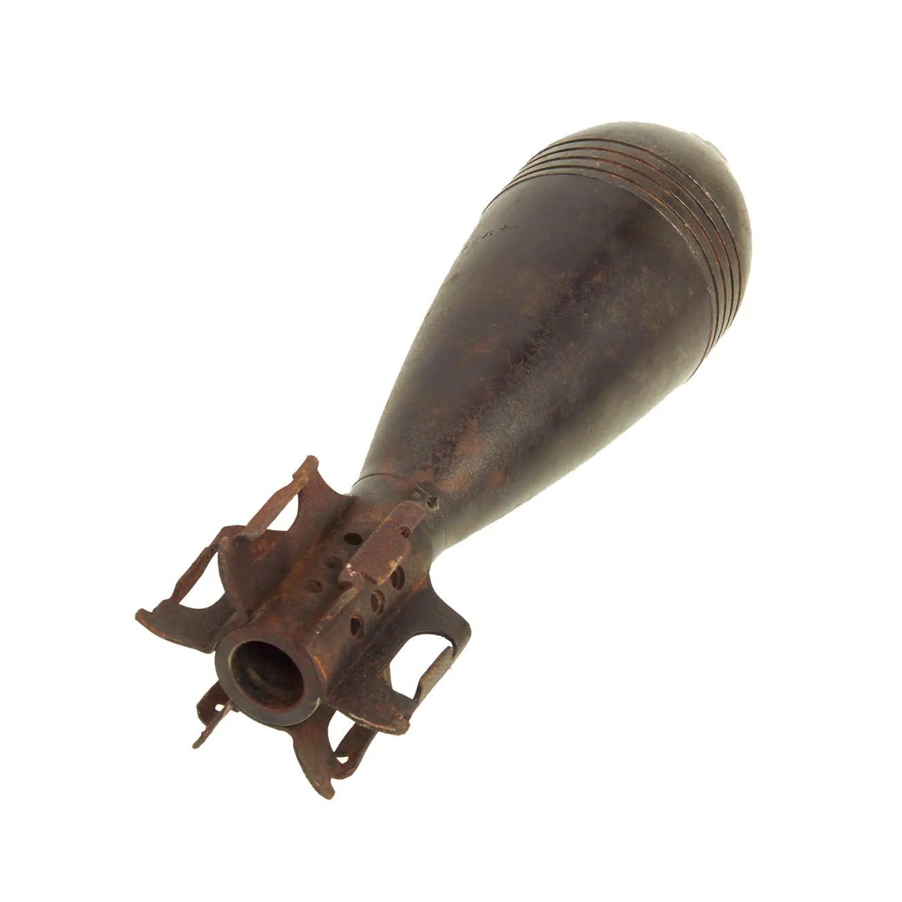 Original Japanese WWII Type 100 HE 81mm Inert Mortar Round - Dated 1943
