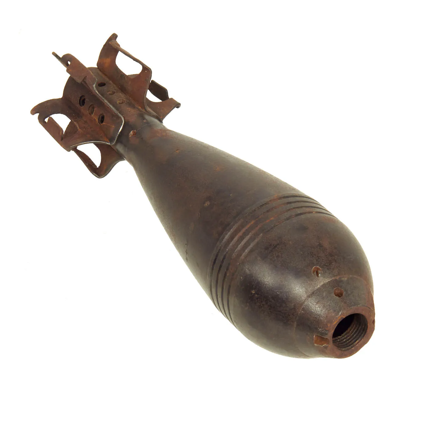 Original Japanese WWII Type 100 HE 81mm Inert Mortar Round - Dated 1943