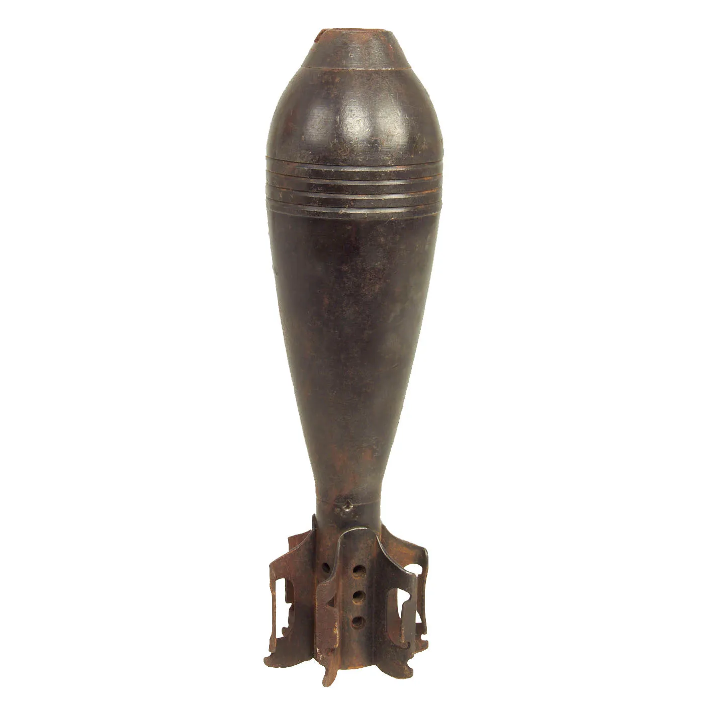 Original Japanese WWII Type 100 HE 81mm Inert Mortar Round - Dated 1943