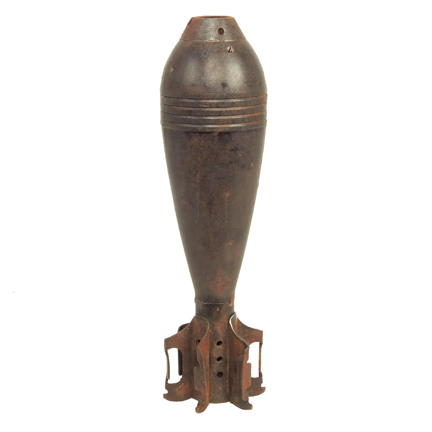 Original Japanese WWII Type 100 HE 81mm Inert Mortar Round - Dated 1943