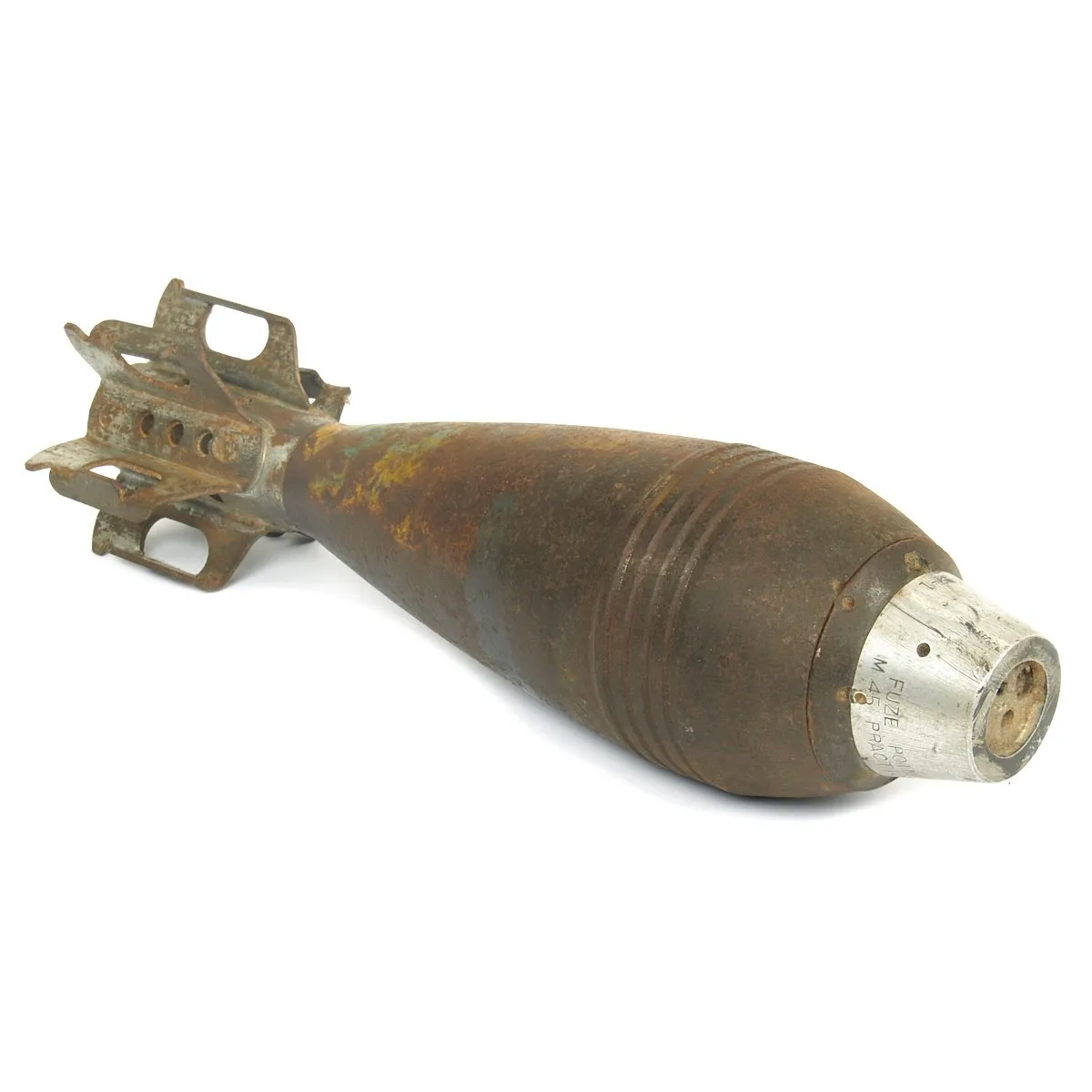 Original Japanese WWII Type 100 HE 81mm Mortar Round - U.S. Trainer