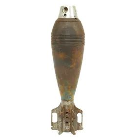 Original Japanese WWII Type 100 HE 81mm Mortar Round - U.S. Trainer