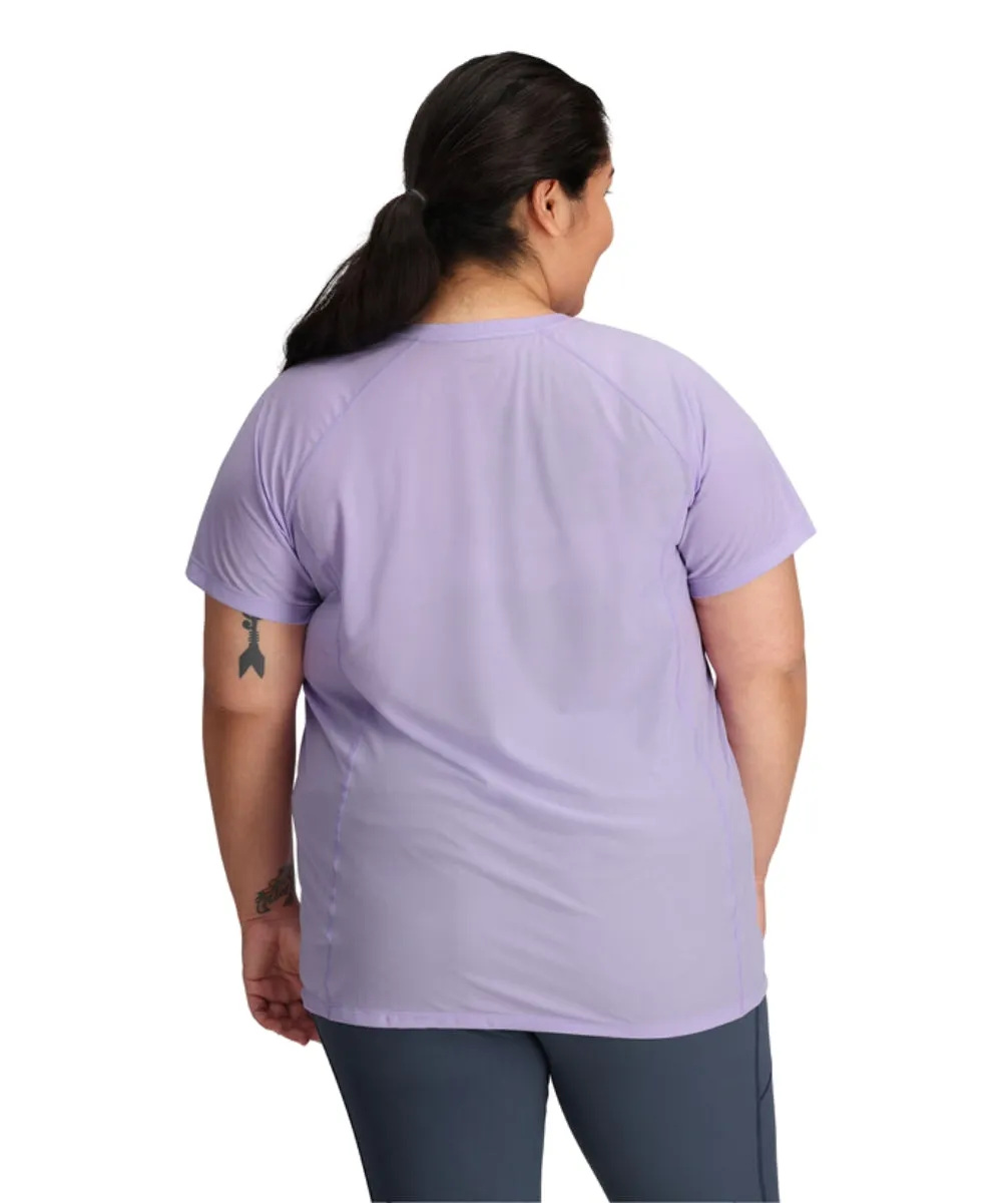 Outdoor Research Echo Womens Plus Size T-Shirt Lavender 2X - 3X