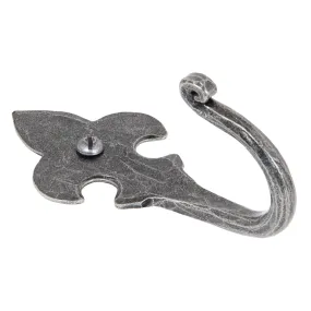 Pewter Fleur-De-Lys Coat Hook | From The Anvil