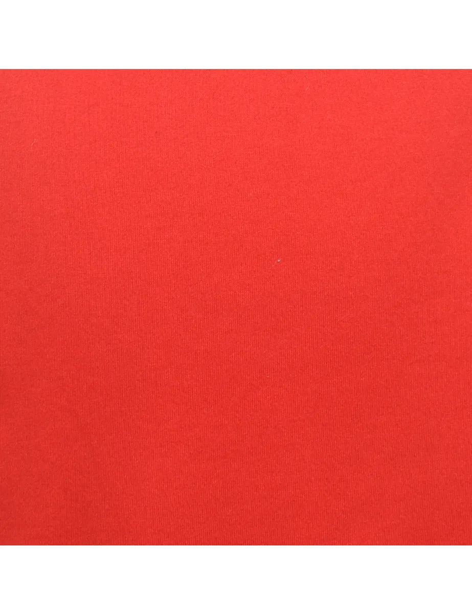 Plain Red Classic Sweatshirt - L