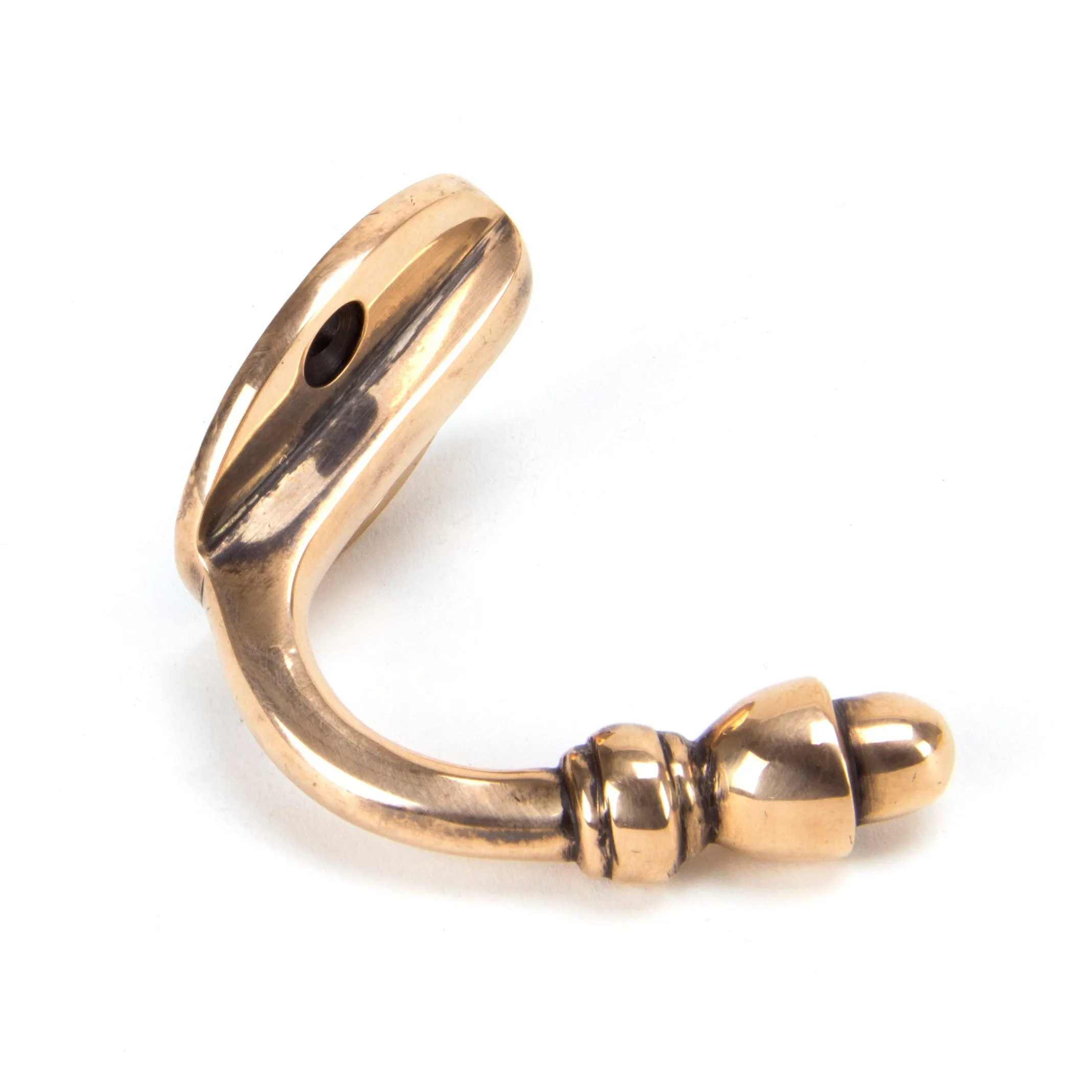 Polished Bronze Coat Hook | From The Anvil