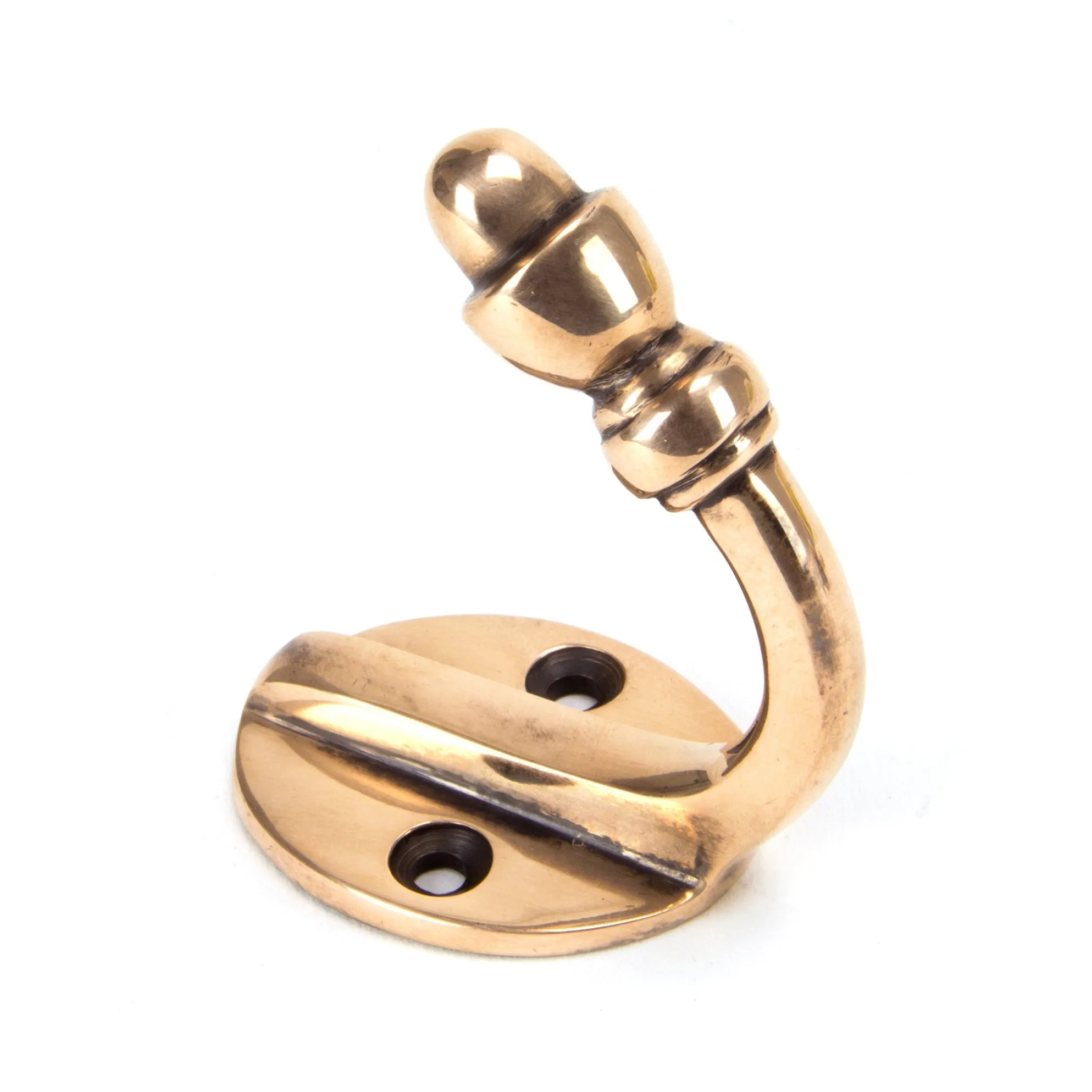 Polished Bronze Coat Hook | From The Anvil