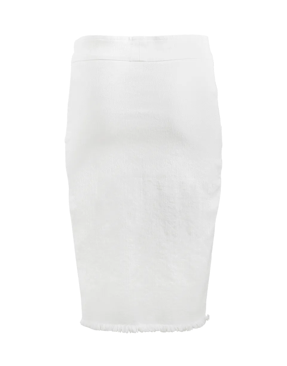 Pull-On Stretch Pencil Skirt