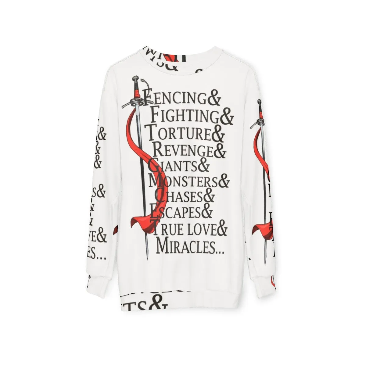 "The Princess Bride" Inspired Sweatshirt with Quotes