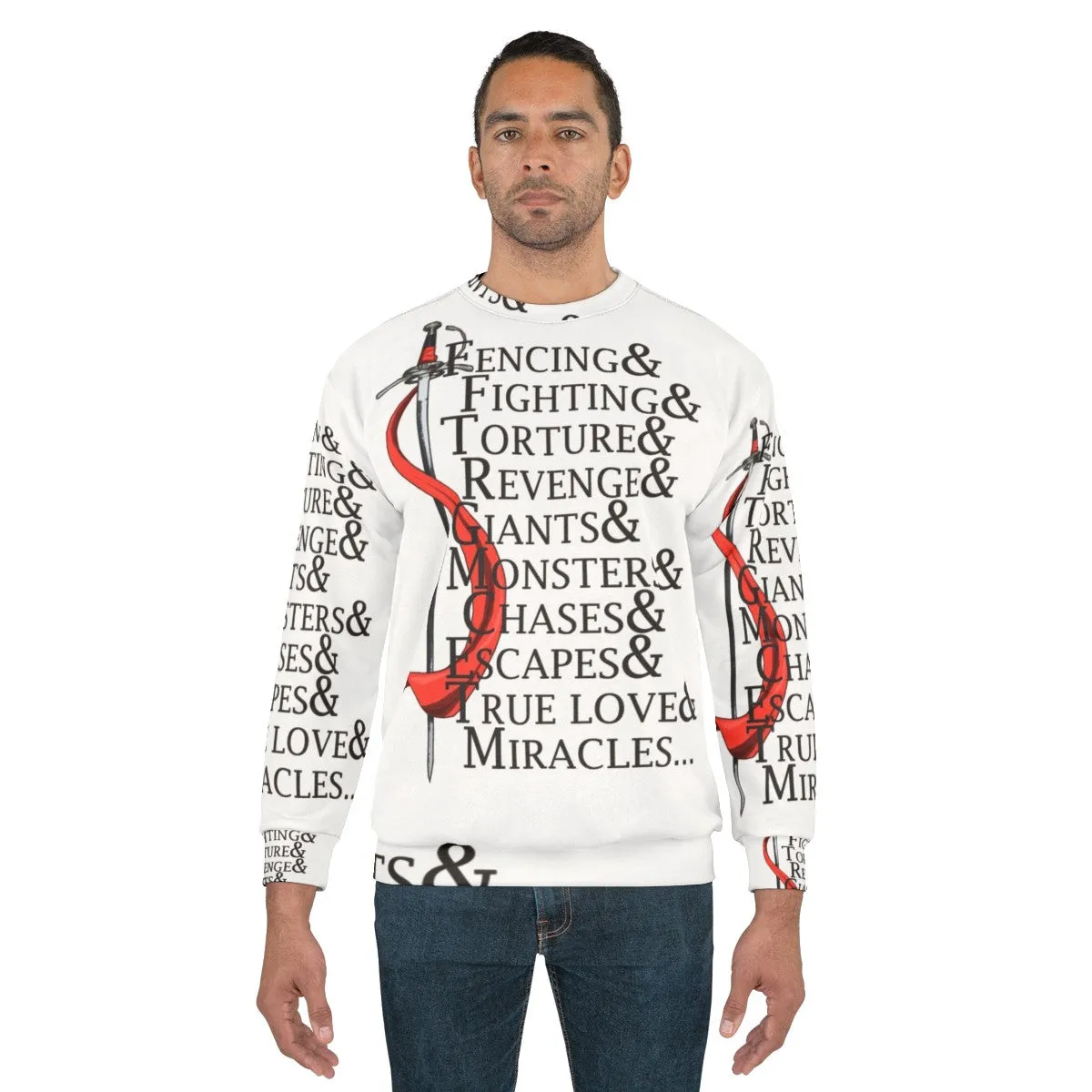 "The Princess Bride" Inspired Sweatshirt with Quotes