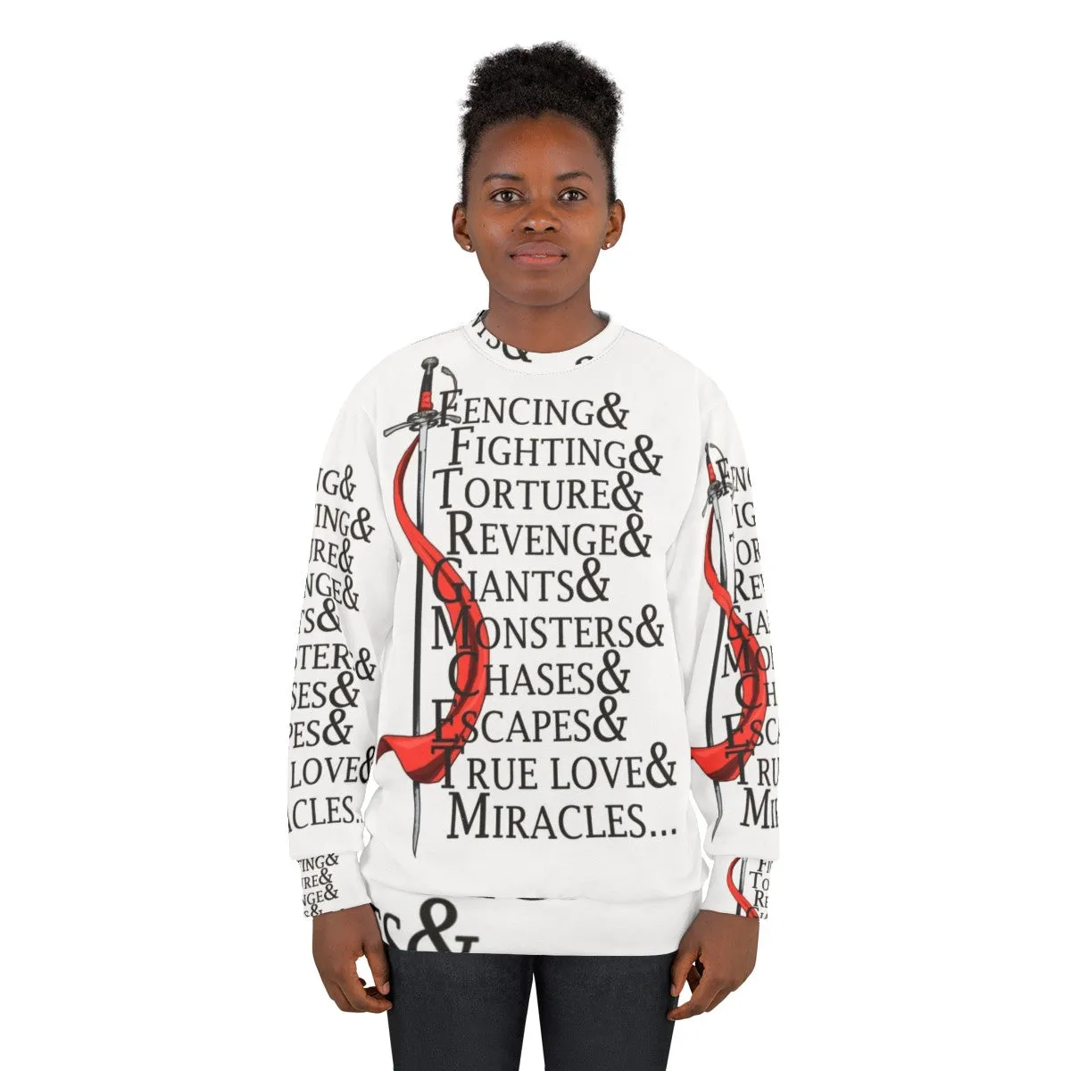 "The Princess Bride" Inspired Sweatshirt with Quotes
