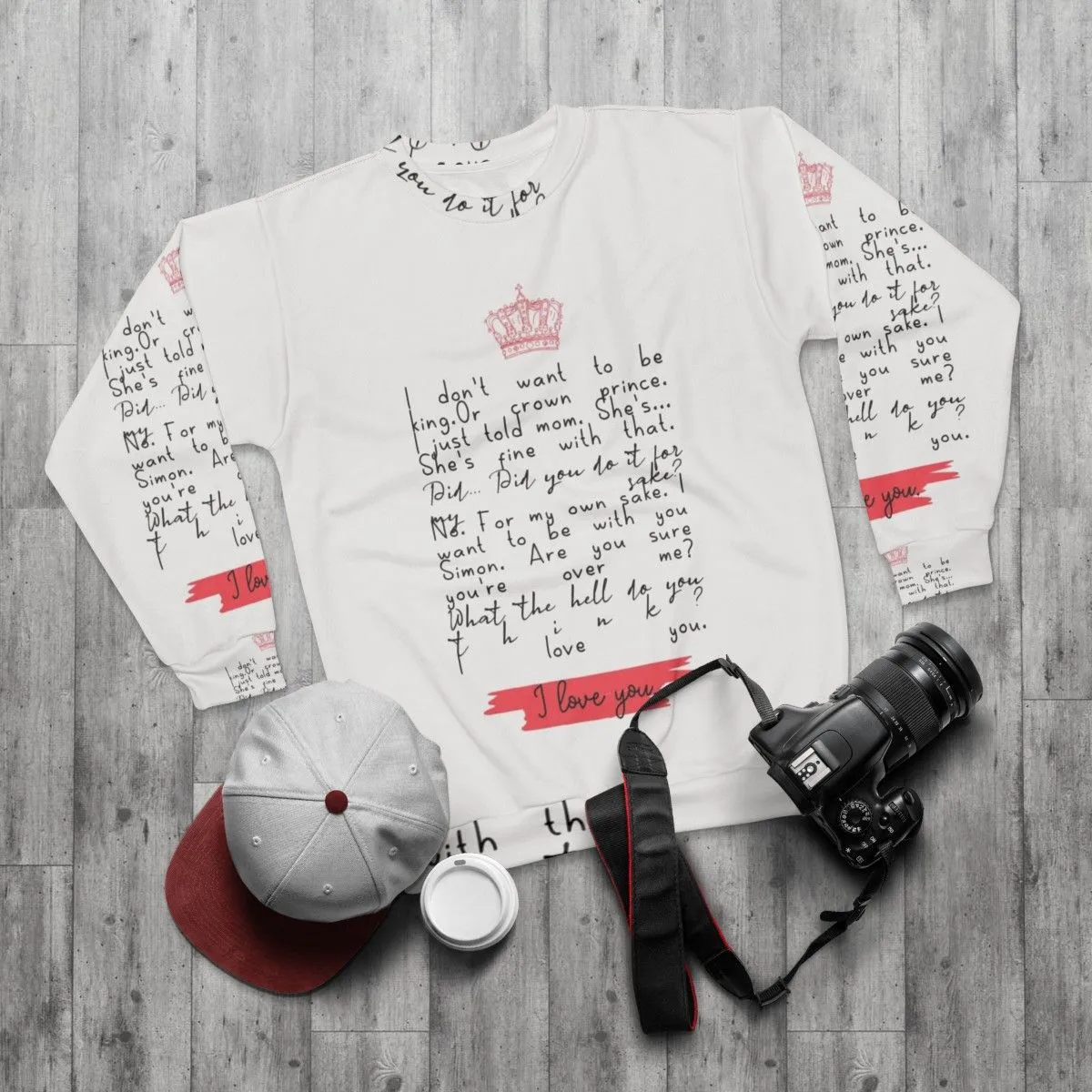 "Young Royals S3 I Love You Sweatshirt - Official Netflix Merch"