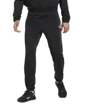 Reebok Mens Regular fit Track Pants Pants Medium  Black Solid
