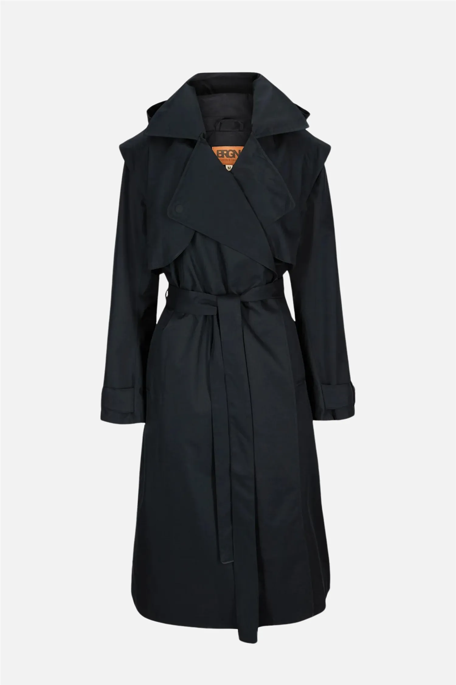 Regndråpe Trench Coat New Black