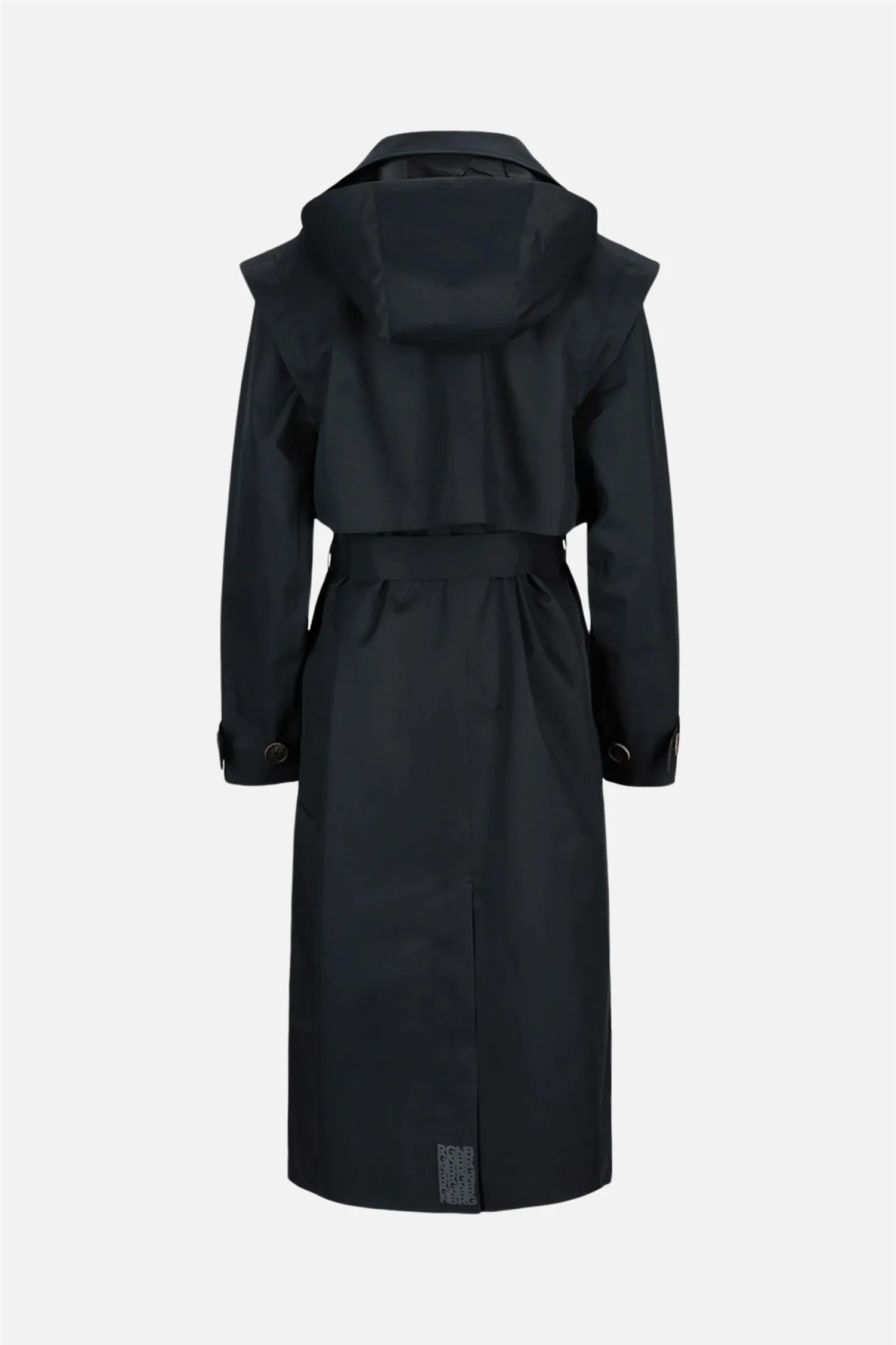 Regndråpe Trench Coat New Black