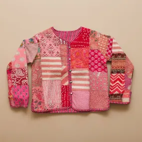 Reversible Quilted Jacket - Pink